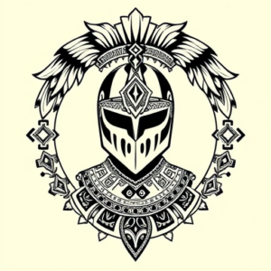 Aztec Knight Tattoo
