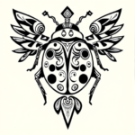 Aztec Ladybug Tattoo