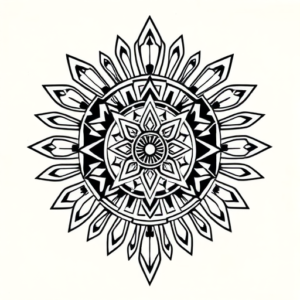 Aztec Lighter Tattoo