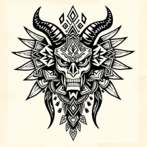 Aztec Maleficent Tattoo