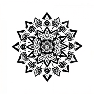 Aztec Mandala Tattoo