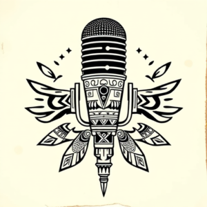 Aztec Microphone Tattoo