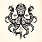 Aztec Octopus Tattoo