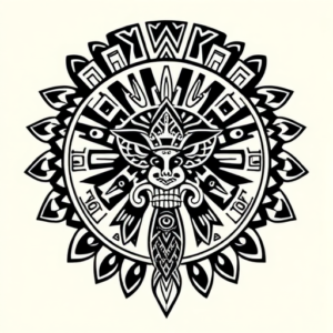 Aztec Odin Tattoo