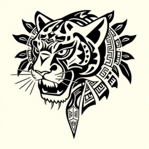 Aztec Panther Tattoo
