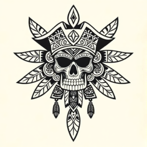 Aztec Pirate Tattoo