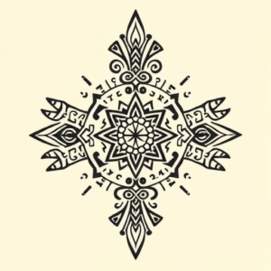 Aztec Planchette Tattoo