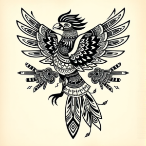 Aztec Quetzal Tattoo