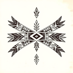 Aztec Ribbon Tattoo