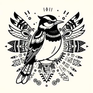 Aztec Robin Tattoo