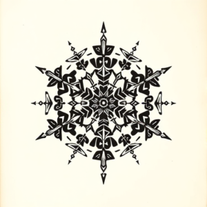 Aztec Spiderweb Tattoo