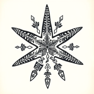 Aztec Starfish Tattoo