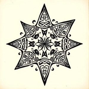 Aztec Stingray Tattoo