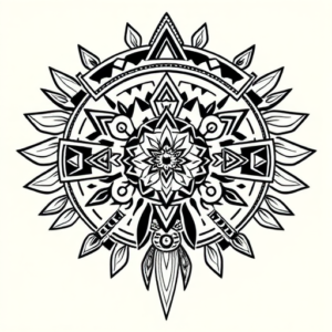 Aztec Stoic Tattoo