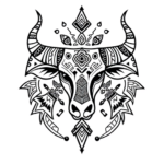 Aztec Taurus Tattoo
