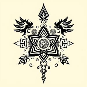 Aztec Trinity Tattoo