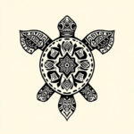 Aztec Turtle Tattoo