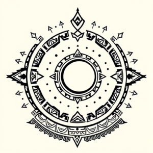 Aztec Universe Tattoo