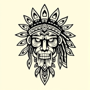 Aztec Warrior Tattoo