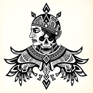 Aztec Witcher Tattoo