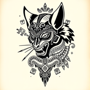 Aztec Wolverine Tattoo