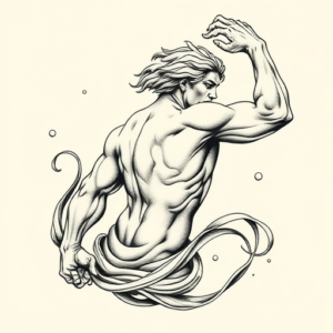 Bio-Organic Achilles Tattoo