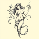 Bio-Organic Aphrodite Tattoo