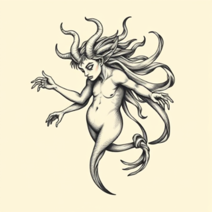 Bio-Organic Aquarius Tattoo