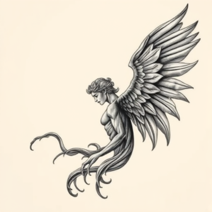 Bio-Organic Archangel Tattoo