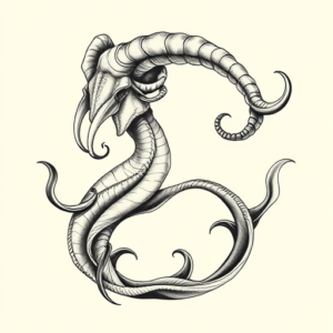 Bio-Organic Aries Tattoo