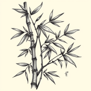 Bio-Organic Bamboo Tattoo