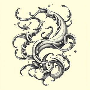 Bio-Organic Band Tattoo