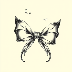 Bio-Organic Bow Tattoo