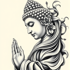 Bio-Organic Buddha Tattoo