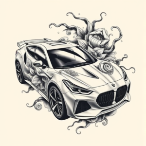 Bio-Organic Car Tattoo