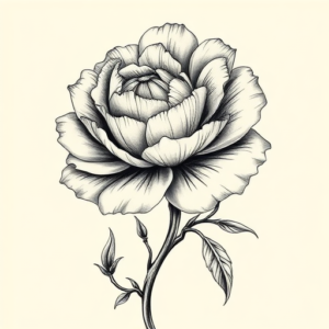 Bio-Organic Carnation Tattoo