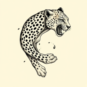 Bio-Organic Cheetah Tattoo