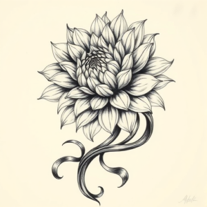 Bio-Organic Chrysanthemum Tattoo