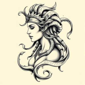 Bio-Organic Cleopatra Tattoo