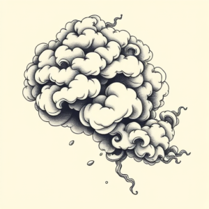 Bio-Organic Cloud Tattoo