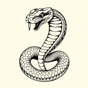 Bio-Organic Cobra Tattoo