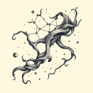 Bio-Organic Constellation Tattoo