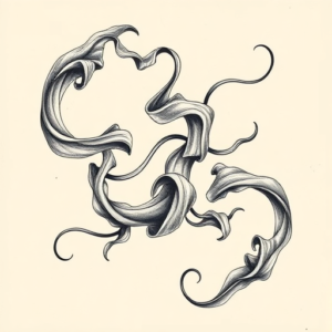 Bio-Organic Coordinates Tattoo