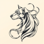 Bio-Organic Dog Tattoo