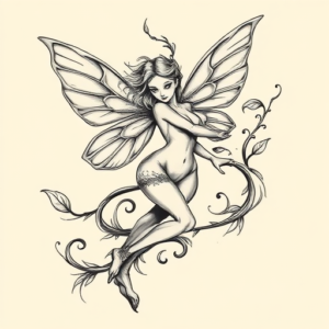 Bio-Organic Fairy Tattoo