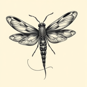 Bio-Organic Firefly Tattoo