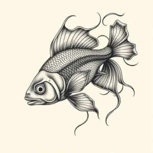 Bio-Organic Fish Tattoo