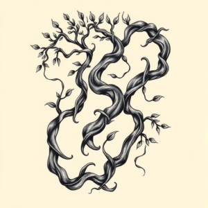 Bio-Organic Forest Tattoo