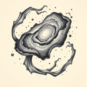 Bio-Organic Galaxy Tattoo