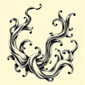 Bio-Organic Gambling Tattoo